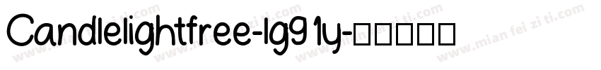 Candlelightfree-lg91y字体转换