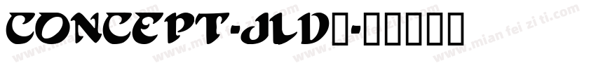 Concept-JLd7字体转换