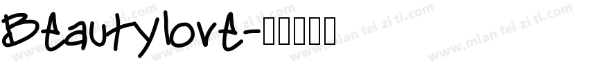 Beautylove字体转换