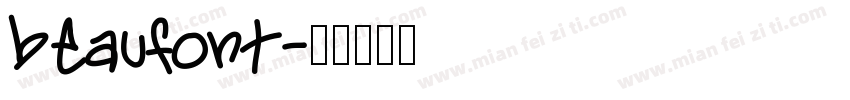 beaufont字体转换