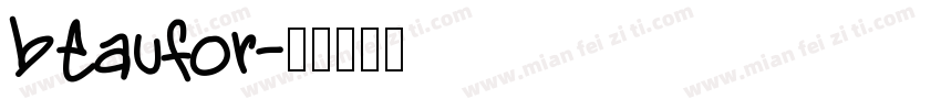 beaufor字体转换