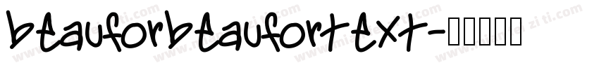 beauforbeaufortext字体转换