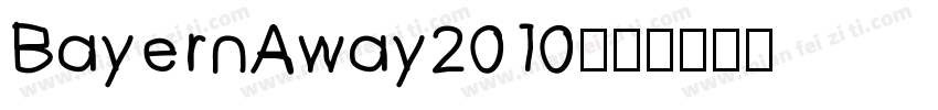 BayernAway2010字体转换