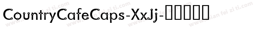 CountryCafeCaps-XxJj字体转换