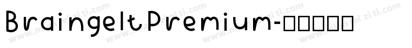 BraingeltPremium字体转换
