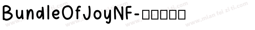 BundleOfJoyNF字体转换