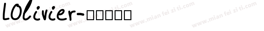 LOlivier字体转换
