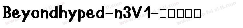 Beyondhyped-n3V1字体转换