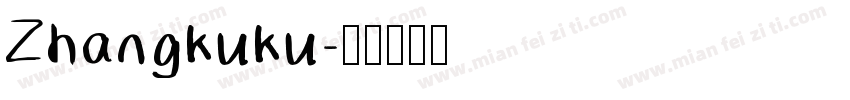 Zhangkuku字体转换