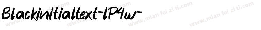 Blackinitialtext-lP4w字体转换