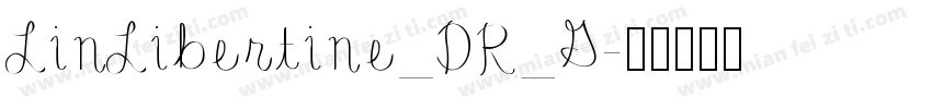LinLibertine_DR_G字体转换