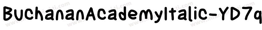 BuchananAcademyItalic-YD7q字体转换