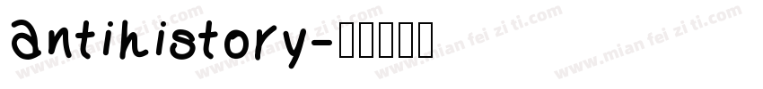 Antihistory字体转换