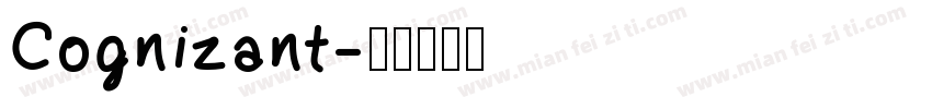 Cognizant字体转换