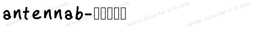antennab字体转换