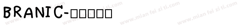 BRANIC字体转换