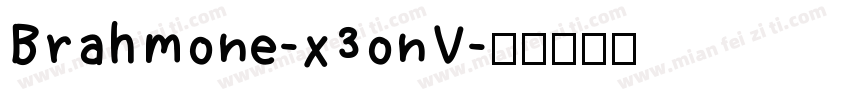 Brahmone-x3onV字体转换