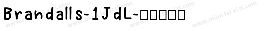 Brandalls-1JdL字体转换