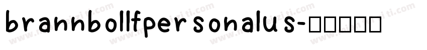 brannbollfpersonalus字体转换