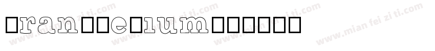 BrandMedium字体转换