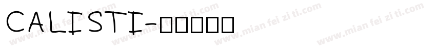 CALISTI字体转换