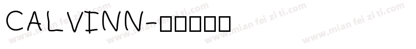 CALVINN字体转换