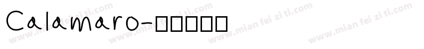 Calamaro字体转换