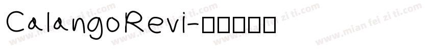CalangoRevi字体转换