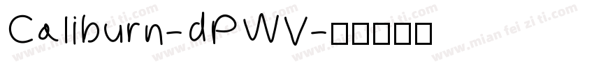 Caliburn-dPWV字体转换