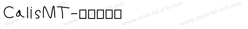CalisMT字体转换