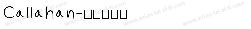 Callahan字体转换