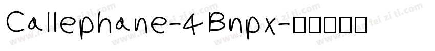 Callephane-4Bnpx字体转换