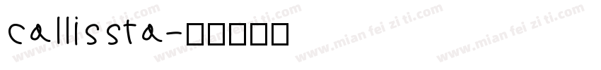 callissta字体转换