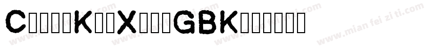 CloudKaiXingGBK字体转换