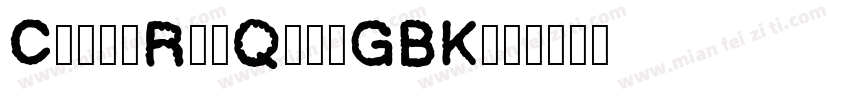 CloudRuiQianGBK字体转换