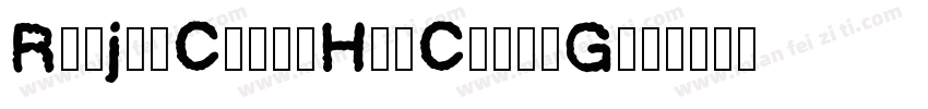 Reeji-CloudHeiChao-G字体转换