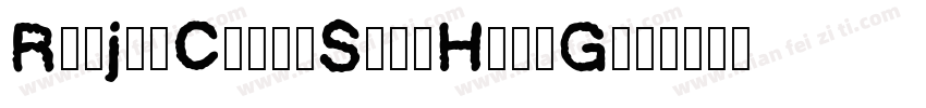 Reeji-CloudSongHei-G字体转换