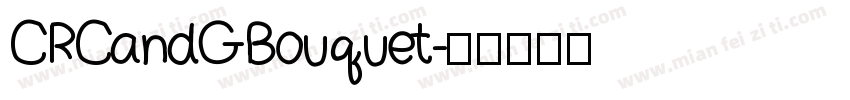 CRCandGBouquet字体转换