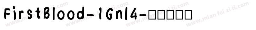 FirstBlood-1Gnl4字体转换