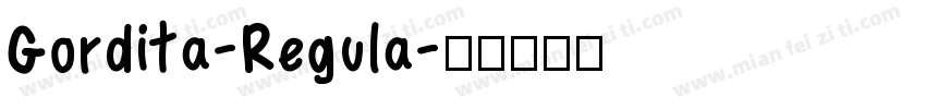 Gordita-Regula字体转换
