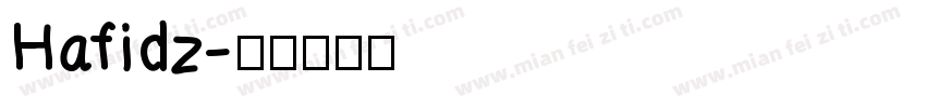 Hafidz字体转换