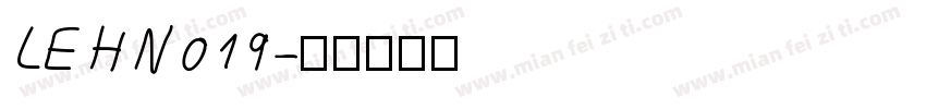 LEHN019字体转换