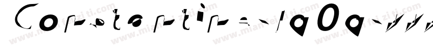 Constantine-lq0q字体转换