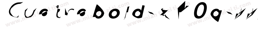 Cuatrabold-xV0q字体转换