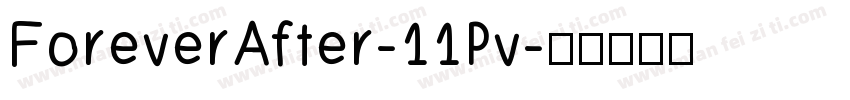ForeverAfter-11Pv字体转换