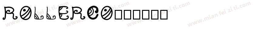 ROLLERCO字体转换