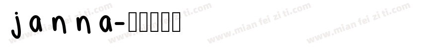 janna字体转换