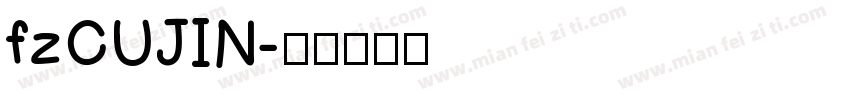 fzCUJIN字体转换