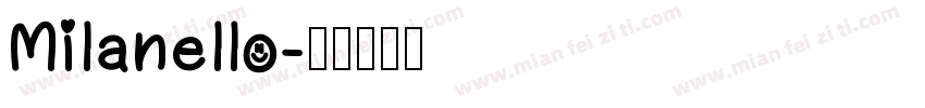 Milanello字体转换