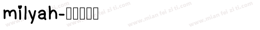 milyah字体转换
